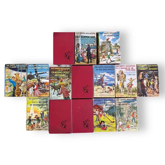 The Happy Hollisters Jerry West Vintage 1953-1967 Lot of 15 Mystery Books